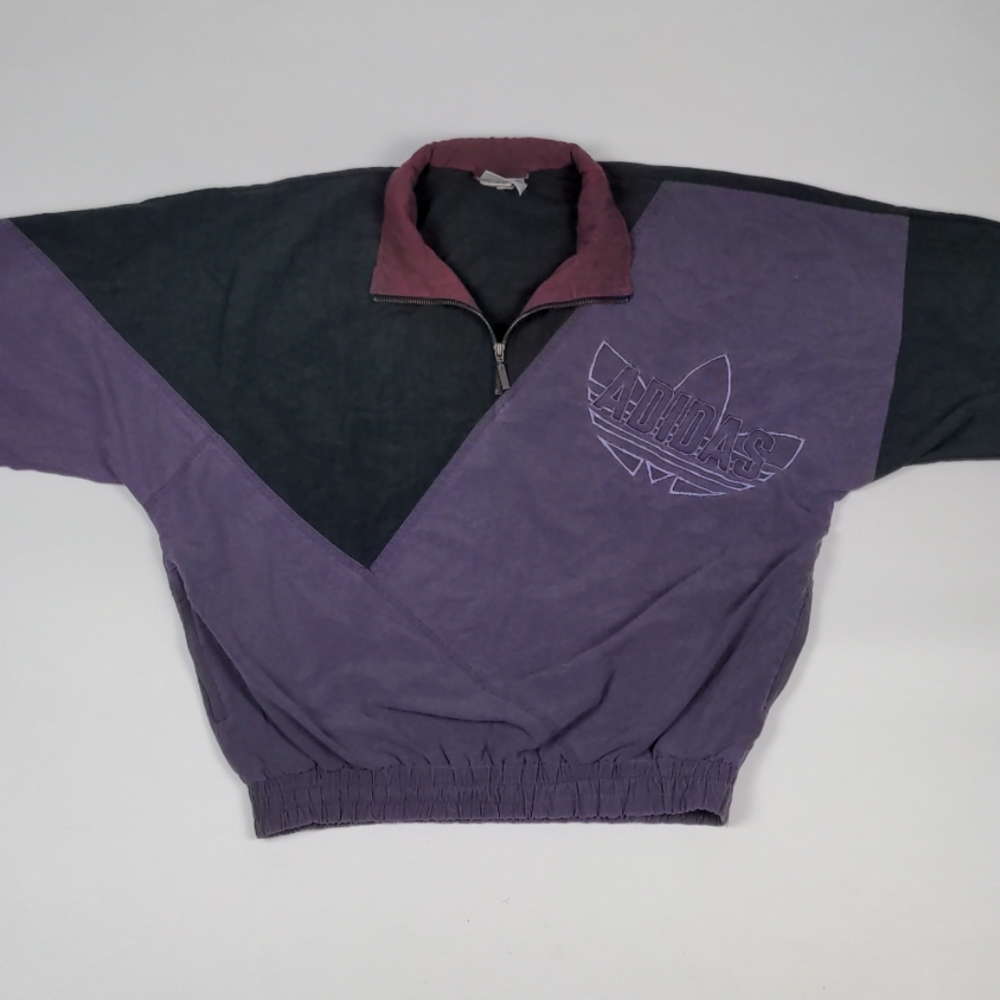 Vintage Adidas Quarterzip Windbreaker
